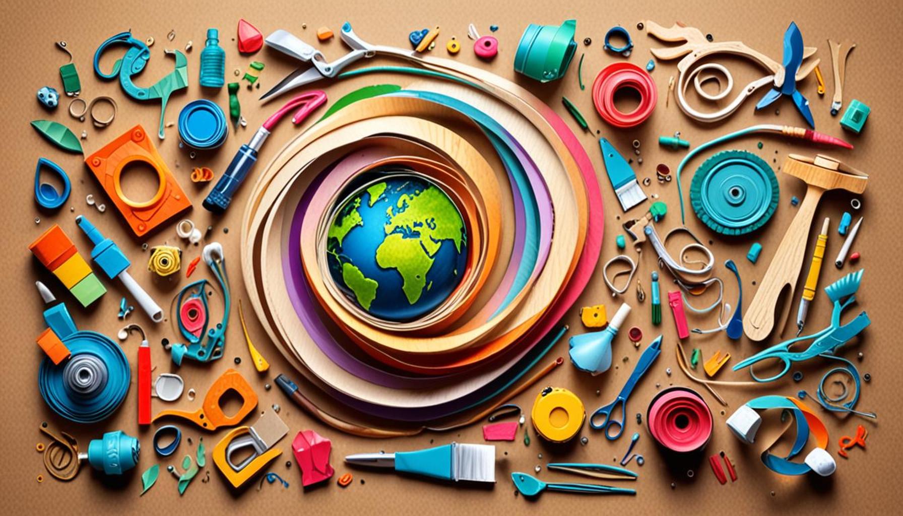Sustainability in Handicrafts: Creating with Recyclable Materials